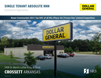 Plus de détails pour 1406 Dr Martin Luther King Jr Dr, Crossett, AR - Vente au détail à vendre