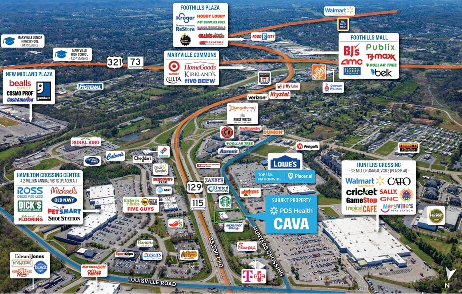 1055 Hunters Xing, Alcoa, TN à vendre - Photo du bâtiment - Image 3 de 5