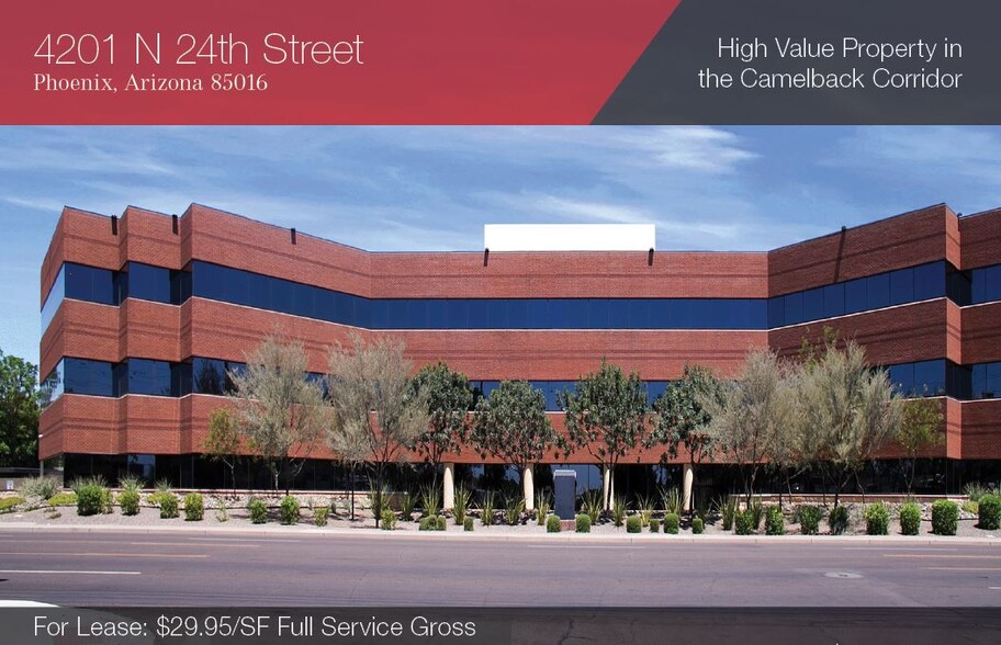 4201 N 24th St, Phoenix, AZ for lease - Building Photo - Image 1 of 5