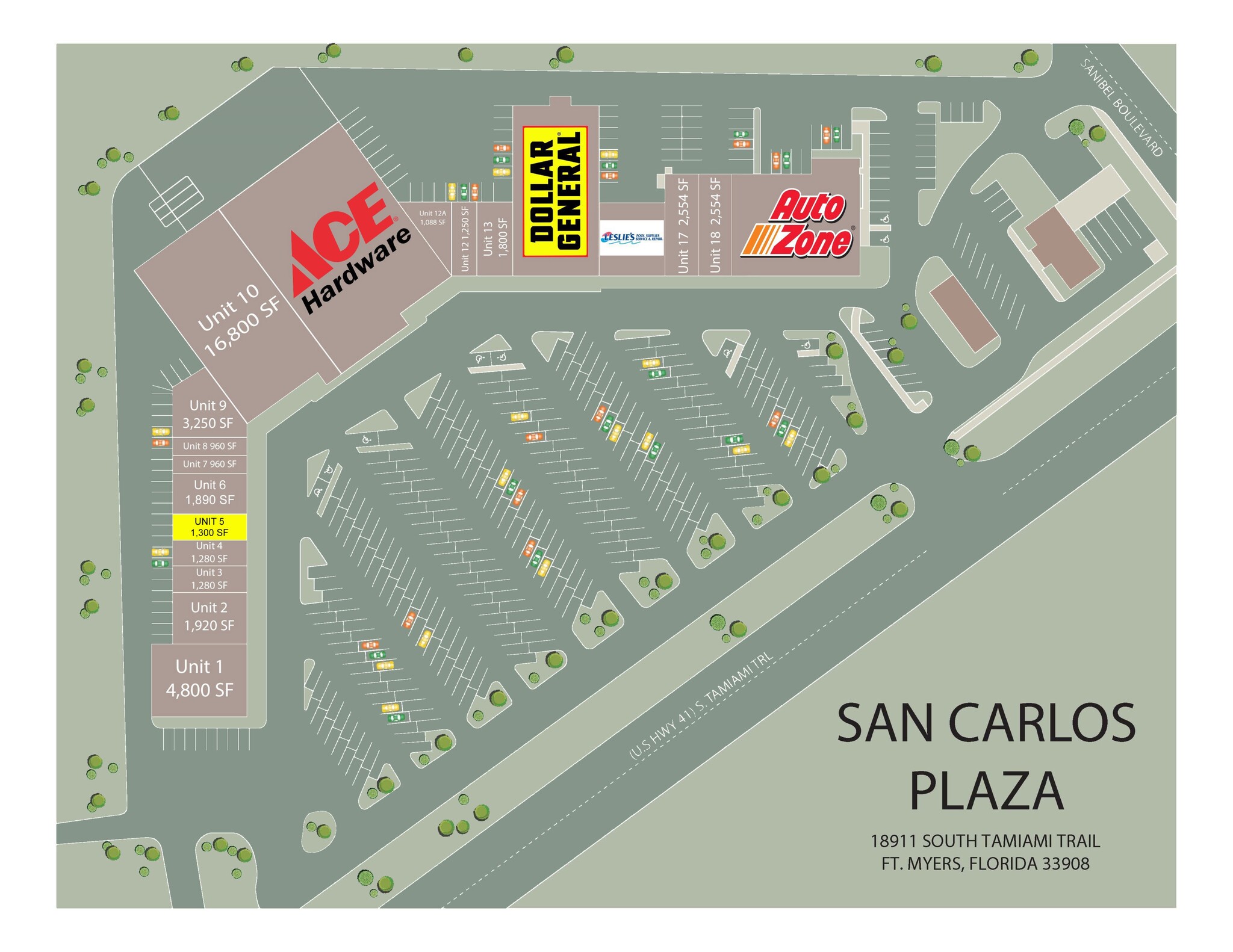 18911 S Tamiami Trl, Fort Myers, FL for lease Site Plan- Image 1 of 1