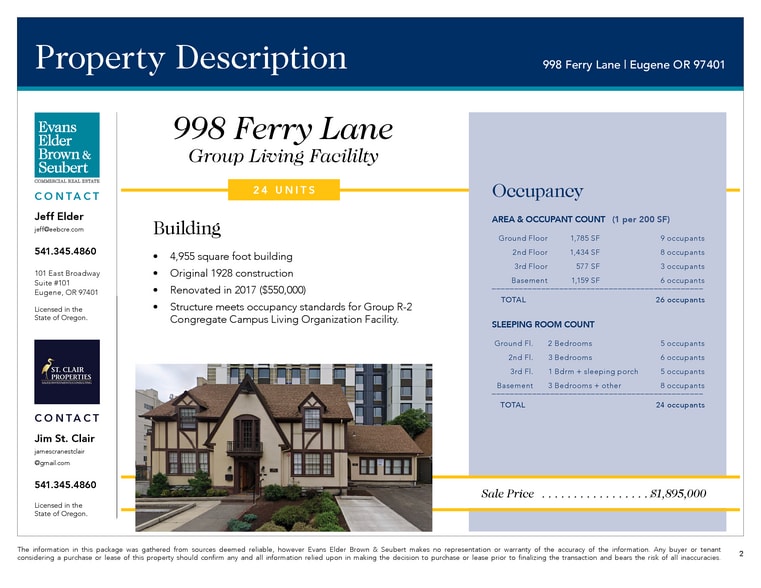 998 Ferry Ln, Eugene, OR for sale - Building Photo - Image 3 of 8