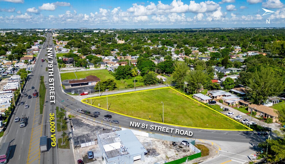7925 NW 13th Ct, Miami, FL à vendre - Aérien - Image 3 de 10