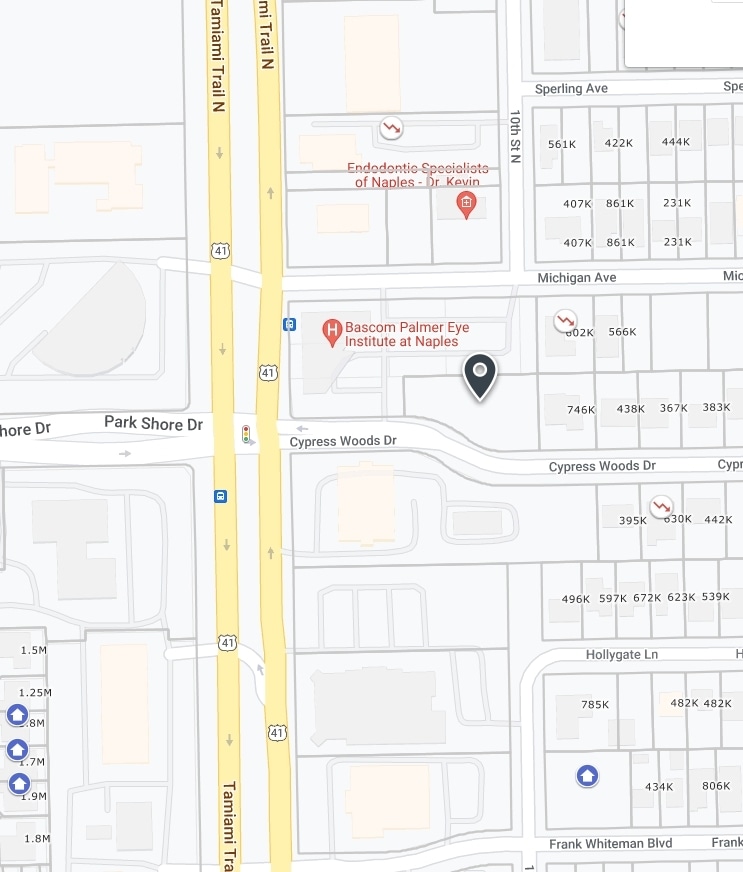 3838 Tamiami Trl N, Naples, FL for lease Plat Map- Image 1 of 2