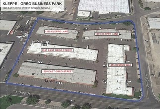 1250 E Greg St, Sparks, NV - Aerial  map view