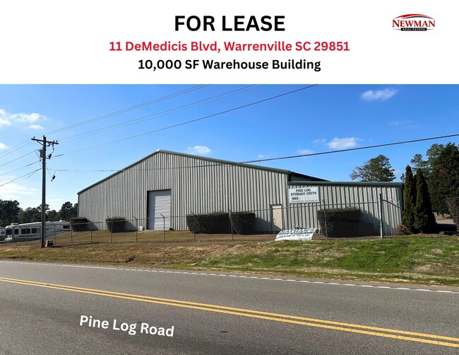 Plus de détails pour 11 Demedicis Blvd, Warrenville, SC - Industriel à louer