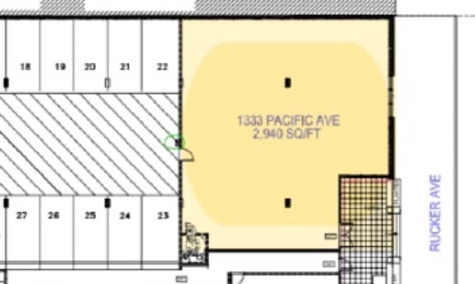 1315 Pacific Ave, Everett, WA à louer Plan d’étage- Image 1 de 1