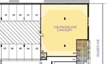 1315 Pacific Ave, Everett, WA à louer Plan d’étage- Image 1 de 1