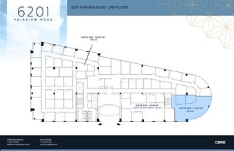 6201 Fairview Rd, Charlotte, NC à louer Plan de site- Image 1 de 1