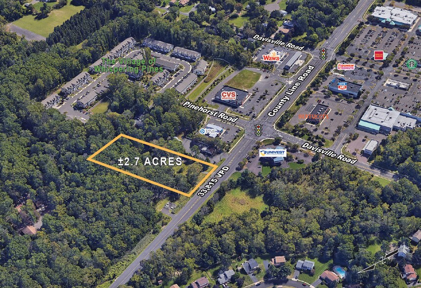 725 E County Line Rd, Hatboro, PA à vendre - Photo du bâtiment - Image 1 de 2