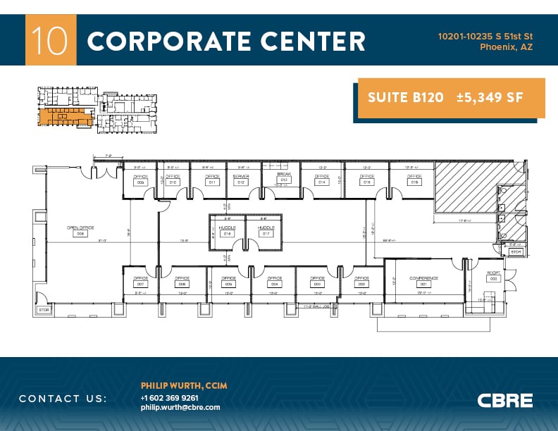 10201 S 51st St, Phoenix, AZ for lease Floor Plan- Image 1 of 1