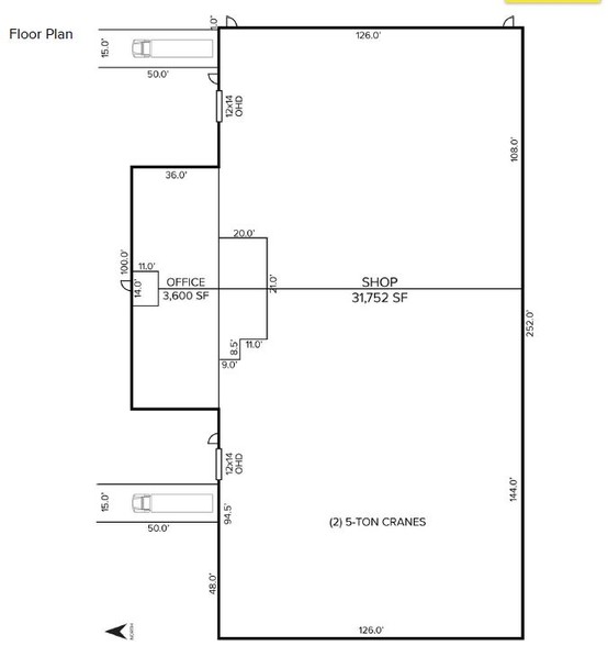 56306-56358 Precision Dr, Chesterfield, MI à vendre - Plan d’étage - Image 1 de 1