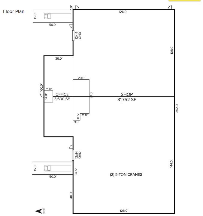 56306-56358 Precision Dr, Chesterfield, MI à vendre Plan d’étage- Image 1 de 1