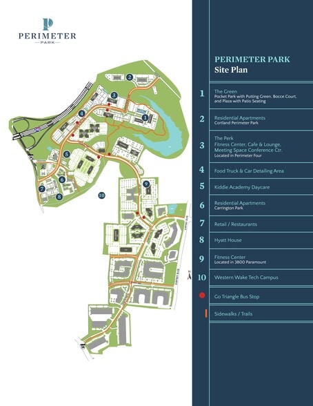 3300 Paramount Pky, Morrisville, NC for lease - Site Plan - Image 3 of 7