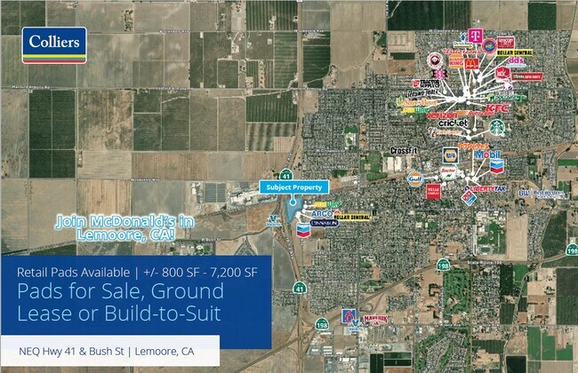 Plus de détails pour 25 S 19 1/2 Ave, Lemoore, CA - Terrain à louer