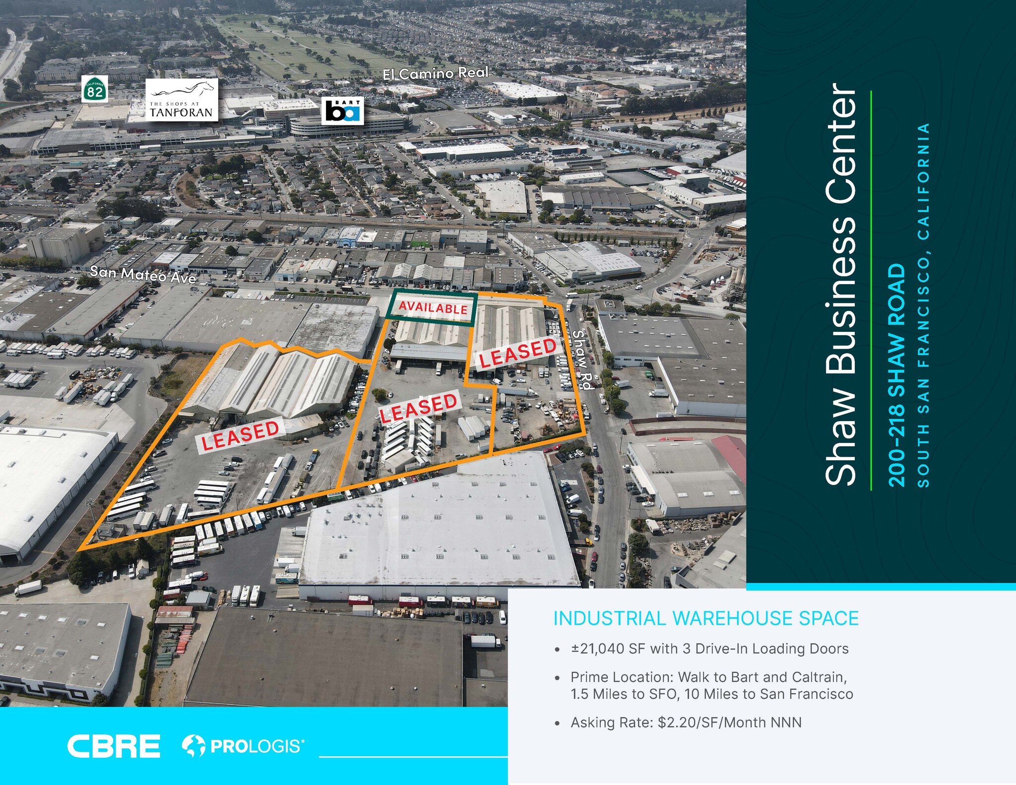 200-212 Shaw Rd, South San Francisco, CA à louer Photo principale- Image 1 de 3
