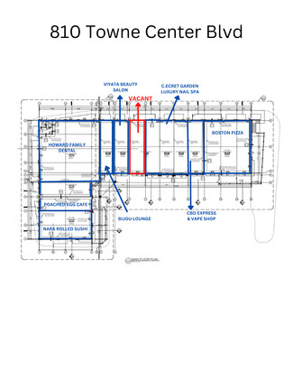 Plus de détails pour 810 Towne Center Blvd, Pooler, GA - Vente au détail à louer