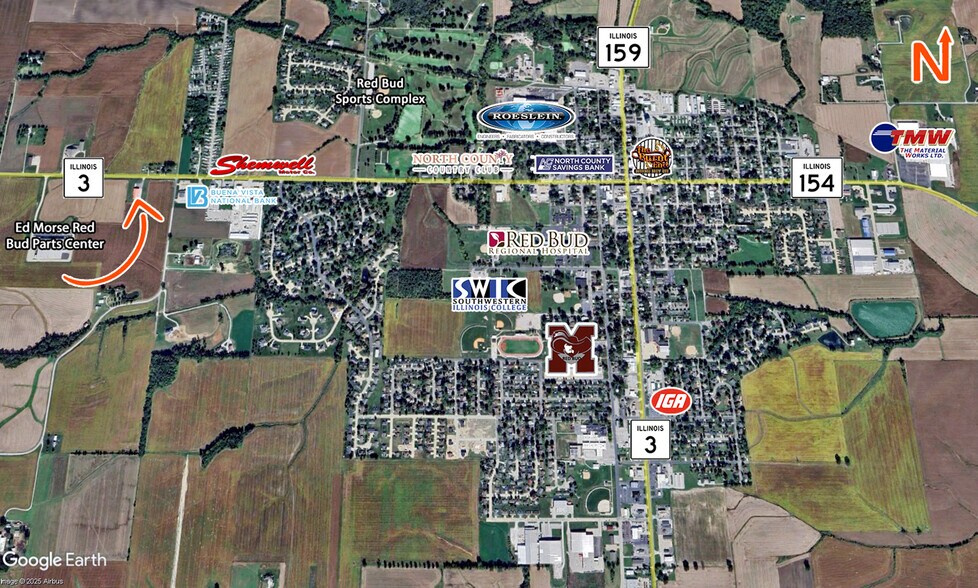 1360 W Market St, Red Bud, IL à vendre - Photo du bâtiment - Image 2 de 14