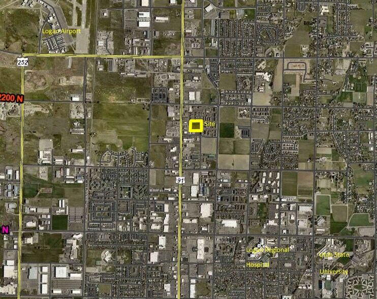 2070 Main Hwy, North Logan, UT à vendre - Aérien - Image 3 de 3