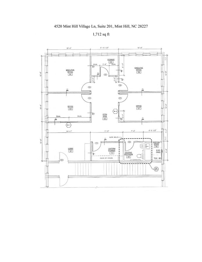 4520 Mint Hill Village Ln, Mint Hill, NC 28227 - Unit 201 - - Floor Plan - Image 2 of 16