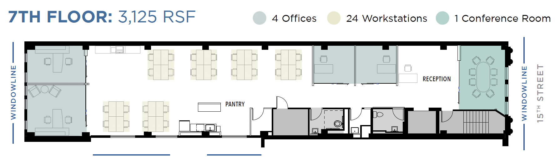 729 15th St NW, Washington, DC for sale Floor Plan- Image 1 of 1