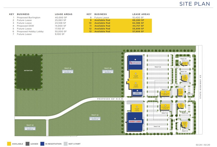 SWC State Highway 130 & State Highway 45, Pflugerville, TX à louer - Plan de site - Image 2 de 2