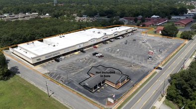 832-856 College St, Eastman, GA - Aerial map view