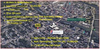 More details for 68 Main St, Binghamton, NY - Retail for Sale