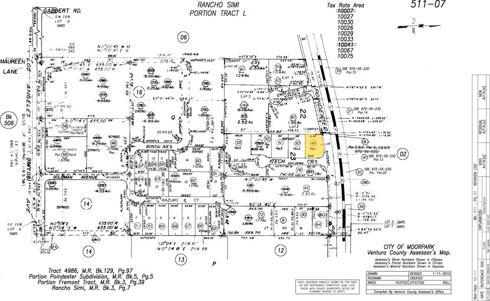 5560 Tech Cir, Moorpark, CA à louer - Plan cadastral - Image 3 de 3