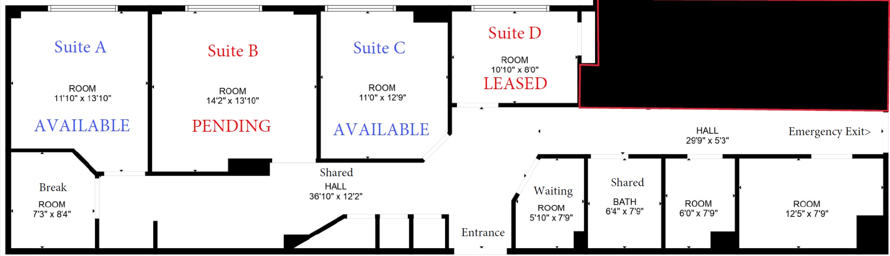 260-262 Cottage St, Littleton, NH for lease Interior Photo- Image 1 of 6