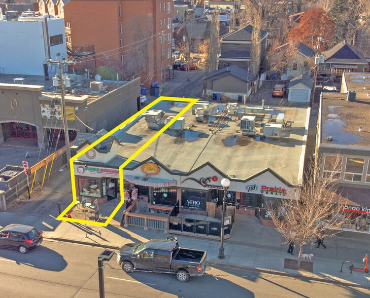 205-211 10th St NW, Calgary, AB for lease - Aerial - Image 2 of 4