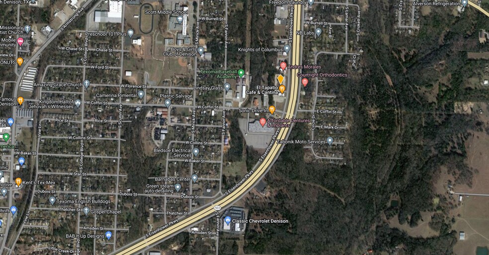 2301 S Austin Ave, Denison, TX for sale - Aerial - Image 1 of 2