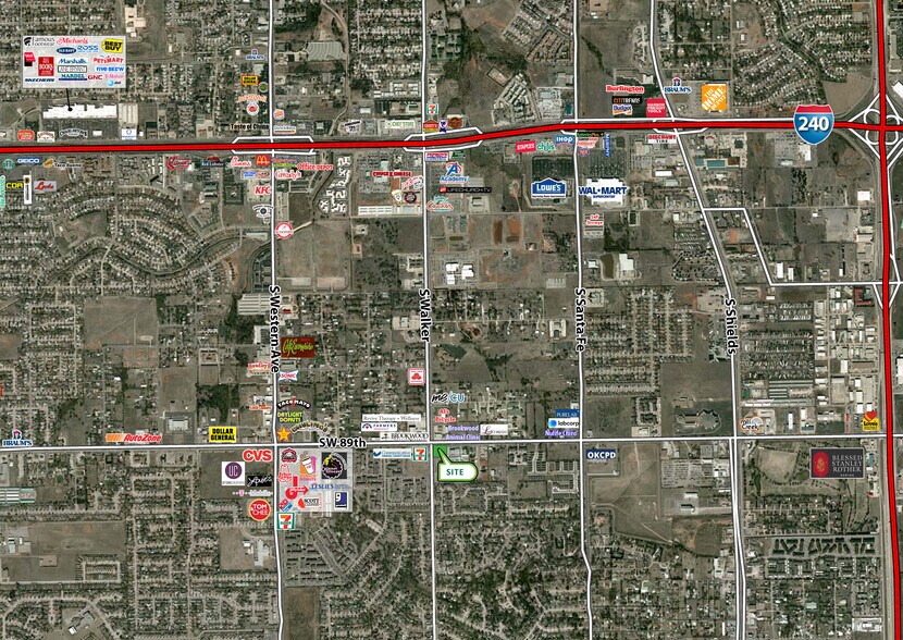 436 SW 89th St, Oklahoma City, OK à vendre - Aérien - Image 2 de 2