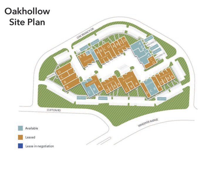 18-22 Oak Branch Dr, Greensboro, NC à louer - Photo du bâtiment - Image 3 de 3