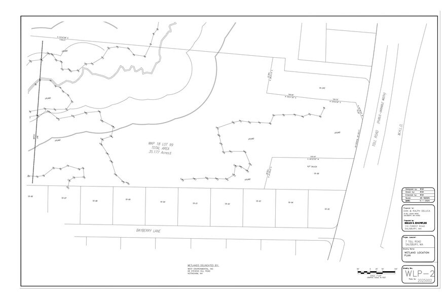 7 Toll Rd, Salisbury, MA à vendre - Plan cadastral - Image 2 de 3