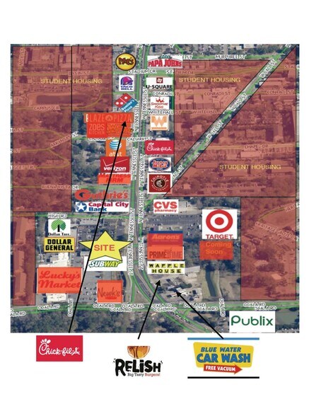 1962 W Tennessee St, Tallahassee, FL à louer - Photo du bâtiment - Image 2 de 7