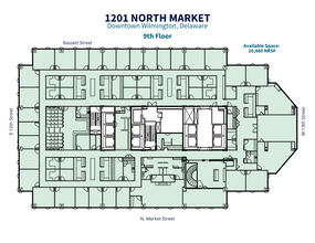 1201 N Market St, Wilmington, DE à louer Plan d  tage- Image 2 de 9