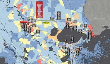 Juban Rd, Denham Springs, LA - AÉRIEN  Vue de la carte - Image1