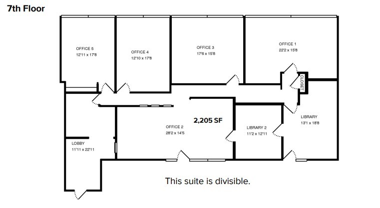 626 Madison Ave, Toledo, OH à louer Plan d  tage- Image 1 de 1