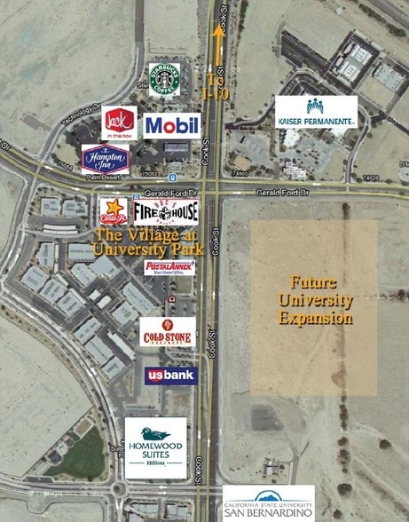 36891 Cook St, Palm Desert, CA for lease - Aerial - Image 3 of 3