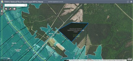 NC-42 at Cape Fear River, Moncure, NC - Aerial  map view - Image1