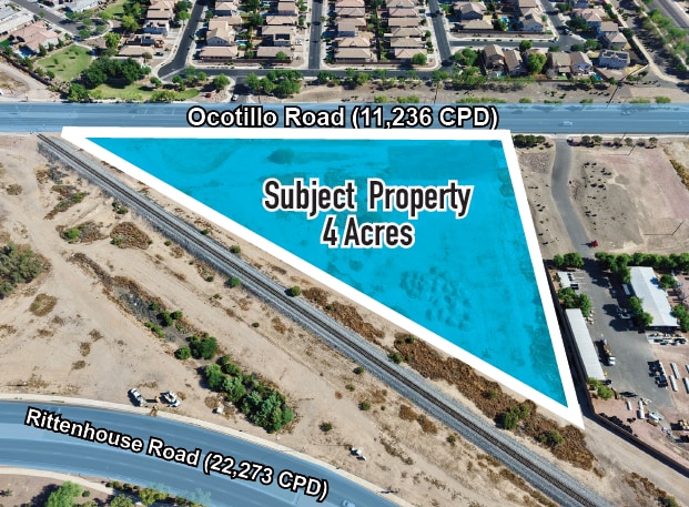 21433 E Ocotillo Rd, Queen Creek, AZ à vendre Aérien- Image 1 de 3