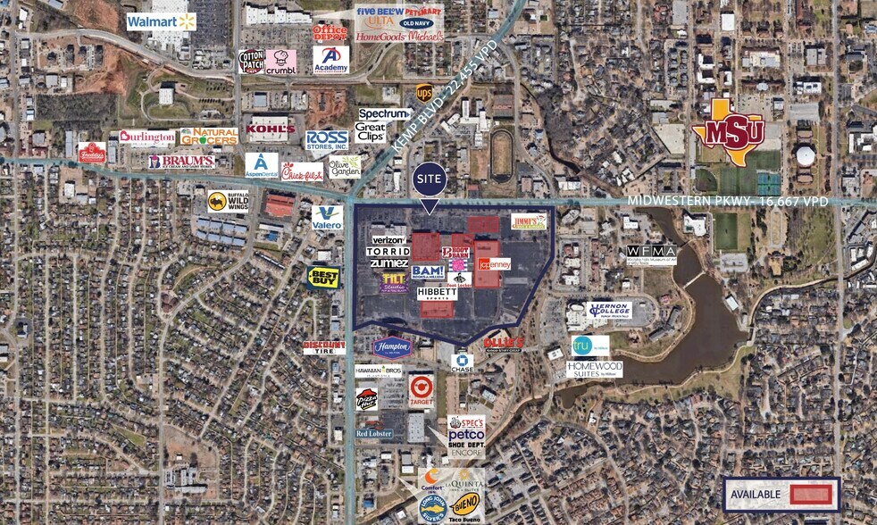 Midwestern Pkwy and Kemp Blvd, Wichita Falls, TX à vendre - Photo du bâtiment - Image 2 de 2