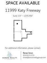 11999 Katy Fwy, Houston, TX à louer Plan d’étage- Image 1 de 1