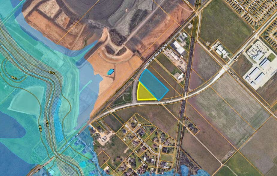 2.17 Acres-S. Bamore Road & Cottonwood School Roa, Rosenberg, TX à vendre - Photo du bâtiment - Image 3 de 5