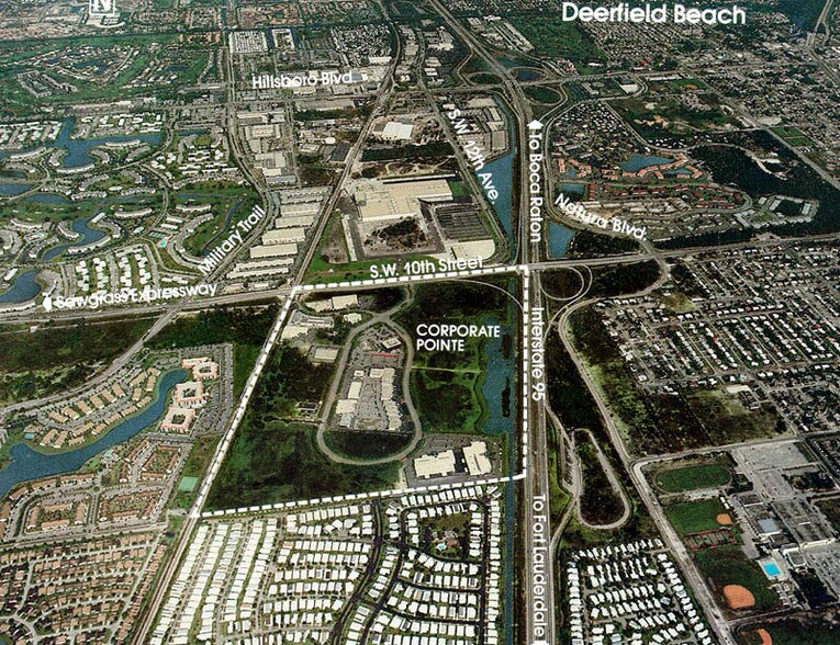 1191 E Newport Center Dr, Deerfield Beach, FL for lease - Aerial - Image 2 of 2