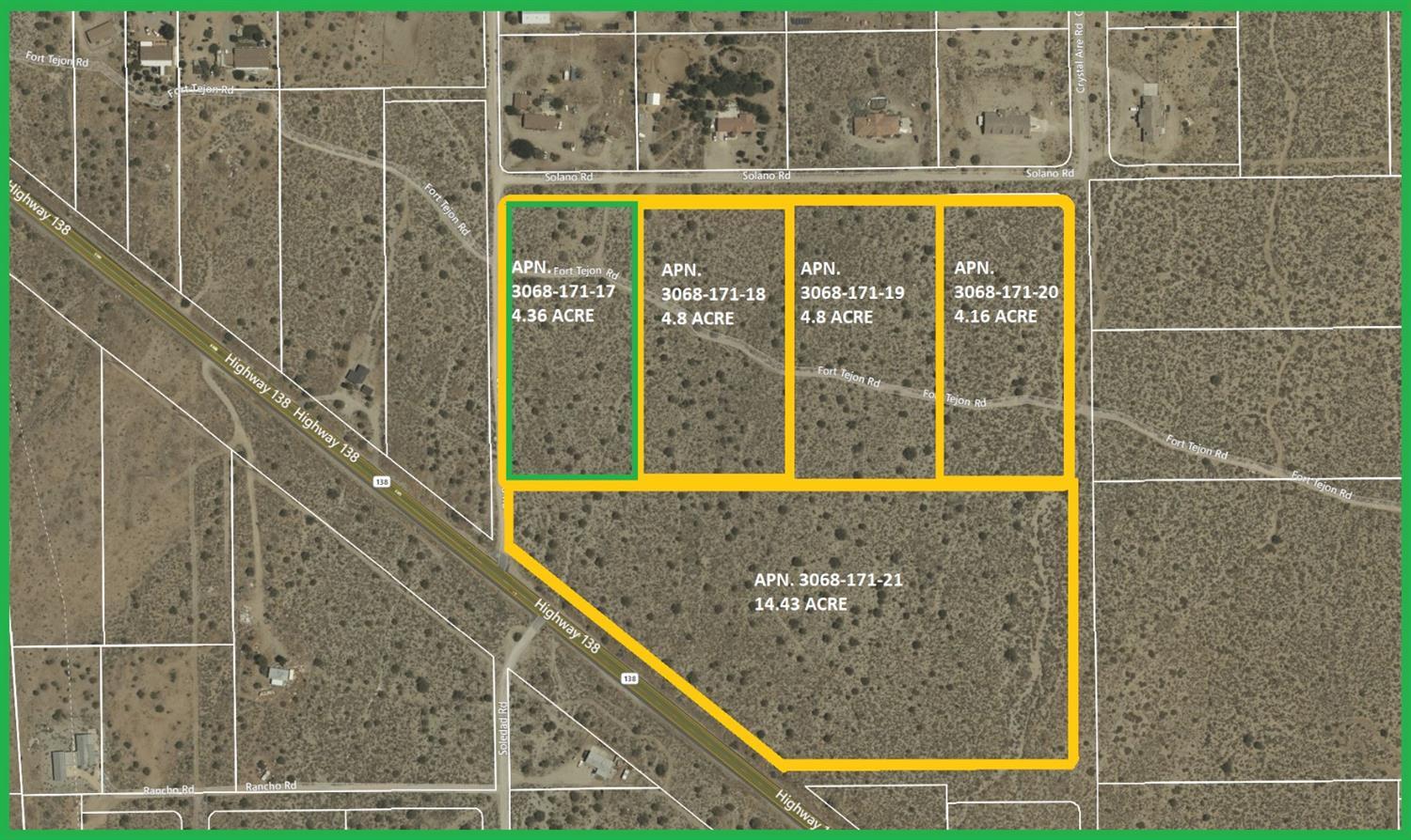 Highway 138, Pinon Hills, CA for sale Primary Photo- Image 1 of 1