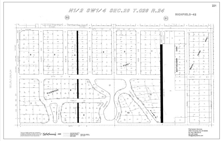 6645 S Penn Ave, Richfield, MN à louer - Plan cadastral - Image 3 de 3