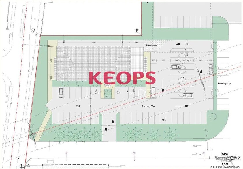 Commerce de détail dans Aucamville à louer - Plan d’étage - Image 2 de 6