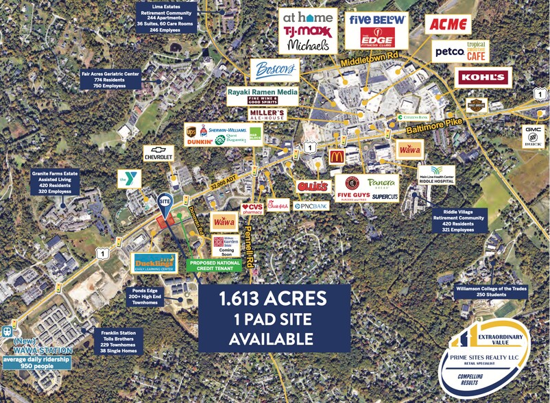 1278 W Baltimore Pike, Media, PA à louer - Photo principale - Image 1 de 3