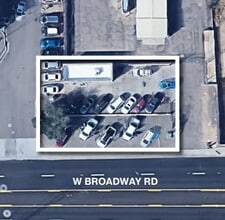 506 W Broadway Rd, Mesa, AZ - AERIAL  map view